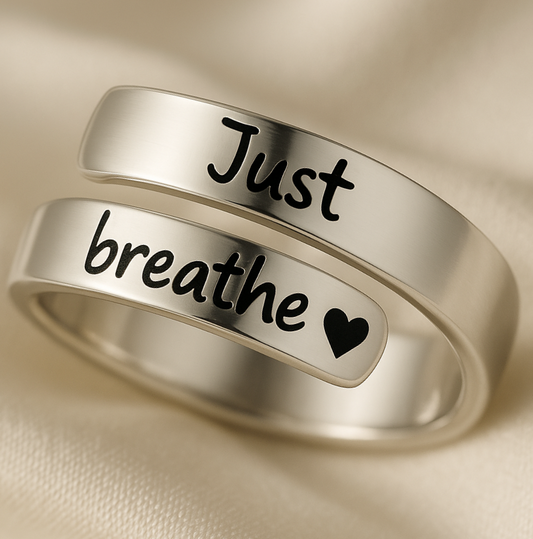 The Just Breathe Ring – A Mindful Minimalist Band